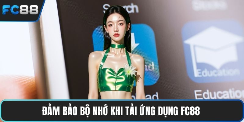 Đảm bảo bộ nhớ khi tải ứng dụng FC88